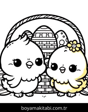 Paskalya boyama sayfası,  coloring page, , 