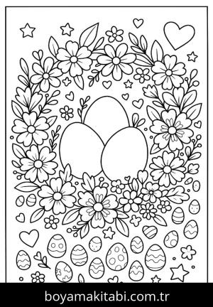 Paskalya boyama sayfası,  coloring page, , 