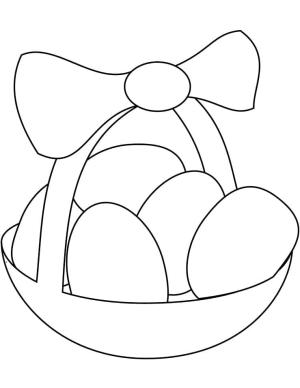 Paskalya boyama sayfası,  coloring page, Kolay Paskalya Sepeti, 