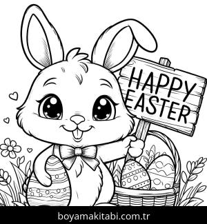 Paskalya boyama sayfası,  coloring page, , 