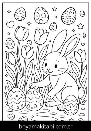 Paskalya boyama sayfası,  coloring page, , 