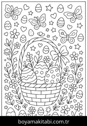 Paskalya boyama sayfası,  coloring page, , 