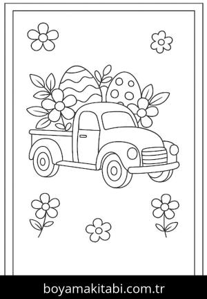 Paskalya boyama sayfası,  coloring page, , 