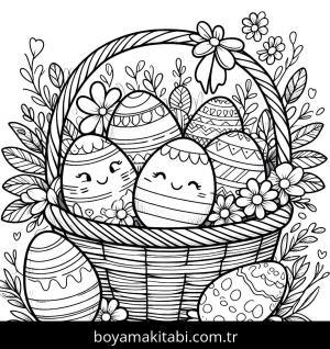 Paskalya boyama sayfası,  coloring page, , 