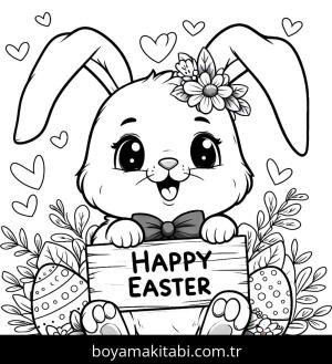 Paskalya boyama sayfası,  coloring page, , 