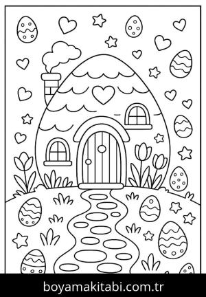 Paskalya boyama sayfası,  coloring page, , 