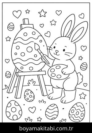 Paskalya boyama sayfası,  coloring page, , 