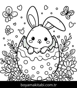 Paskalya boyama sayfası,  coloring page, , 