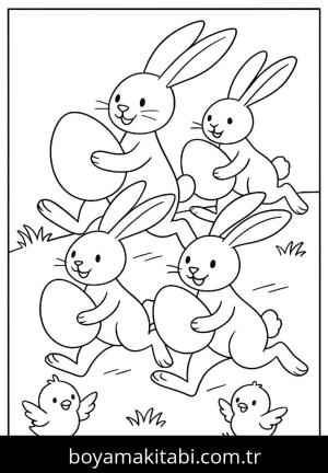 Paskalya boyama sayfası,  coloring page, , 