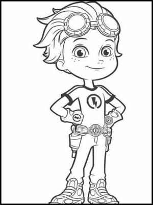 Paslı Perçinler boyama sayfası,  coloring page, Paslı Görüntü Anahattı, 