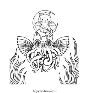 Pastel boyama sayfası – ücretsiz yazdır, boyama etkinliği