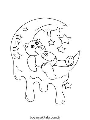 Pastel boyama sayfası – el becerilerini geliştirir, boyama çalışması