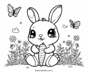 Pastel boyama sayfası – renkli çizimler, okul öncesi