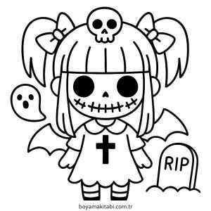 Pastel boyama sayfası – sanatsal çalışma, çocuklar için