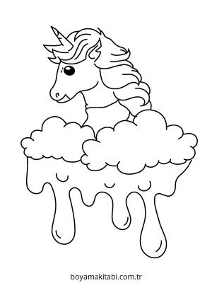 Pastel boyama sayfası – PDF indir, sevimli karakter