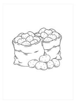 Patates boyama sayfası,  coloring page, Patates Meze, 