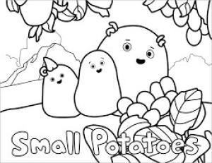 Patates boyama sayfası,  coloring page, Aile Patates, 