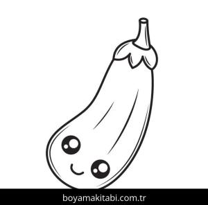 Patlıcan boyama sayfası – ücretsiz yazdır, boyama etkinliği