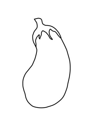 Patlıcan boyama sayfası,  coloring page, Patlıcan 1, 