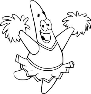 Patrick Star boyama sayfası, Patrick Star coloring page, , 