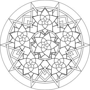 Desen boyama sayfası,  coloring page, Şaşırtıcı ve harika süsleme, 