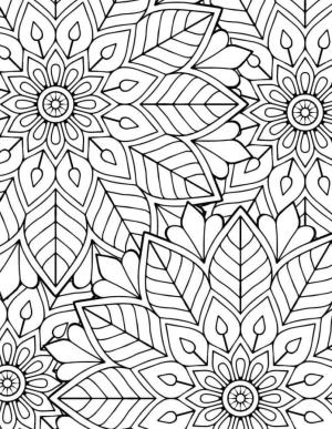 Desen boyama sayfası,  coloring page, Kar tanesi deseni, 