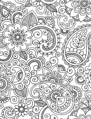 Desen boyama sayfası,  coloring page, Tekrarlayan desen kalıpları., 