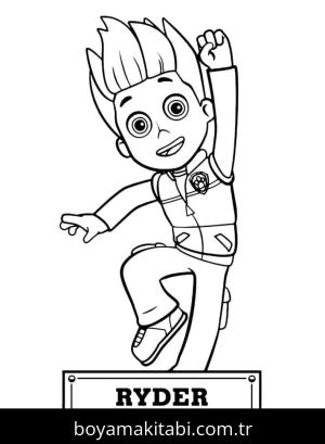 Paw Patrol boyama sayfası – eğitici aktivite, yaratıcılık