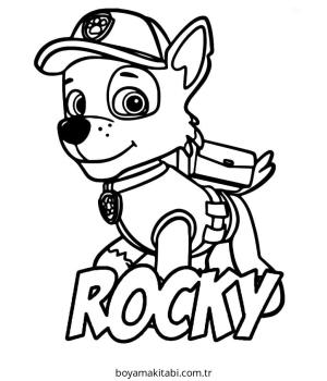 Paw Patrol boyama sayfası – eğlenceli etkinlik, el becerilerini geliştirir