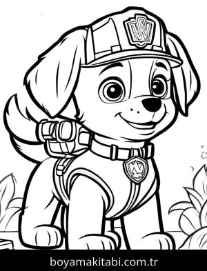 Paw Patrol boyama sayfası,  coloring page, eğlenceli, oyunlu, masalsı