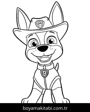 Paw Patrol boyama sayfası – eğlenceli etkinlik, el becerilerini geliştirir