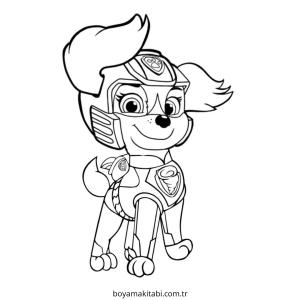 Paw Patrol boyama sayfası – kolay boyama, eğitici aktivite