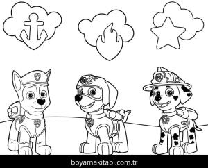 Paw Patrol boyama sayfası – yaratıcılık, eğlenceli etkinlik