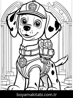 Paw Patrol boyama sayfası,  coloring page, popüler, harika, renkli