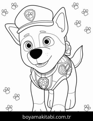 Paw Patrol boyama sayfası – yaratıcılığı geliştirir, keyifli zaman