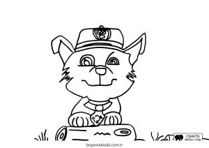 Paw Patrol boyama sayfası – yaratıcılık, eğlenceli etkinlik