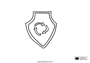 Paw Patrol boyama sayfası – boyama çalışması, yaratıcılığı geliştirir