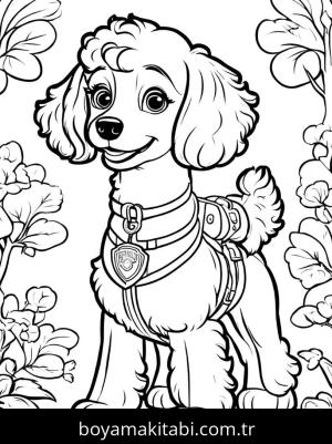 Paw Patrol boyama sayfası,  coloring page, oyunlu, çizgi, oyunlu