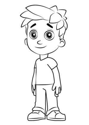 Paw Patrol boyama sayfası,  coloring page, Alex Porter, 