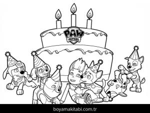 Paw Patrol boyama sayfası – evde etkinlik, ücretsiz yazdır