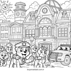 Paw Patrol Boyama