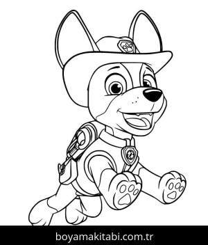 Paw Patrol boyama sayfası – yaratıcılık, eğlenceli etkinlik