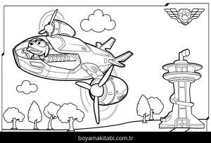 Paw Patrol boyama sayfası – kolay boyama, eğitici aktivite