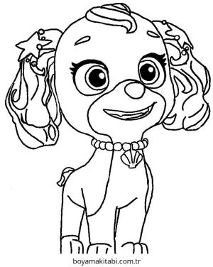 Paw Patrol boyama sayfası – okul öncesi, evde etkinlik