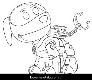 Paw Patrol boyama sayfası – çocuklar için, çizgi film temalı