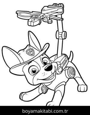 Paw Patrol boyama sayfası – evde etkinlik, ücretsiz yazdır