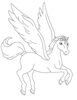 Pegasus boyama sayfası,  coloring page, Pegasus İnanılmaz 2, 