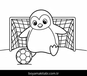 Penguen Boyama