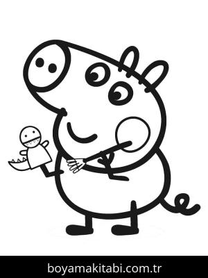 Peppa Pig boyama sayfası – ücretsiz yazdır, boyama etkinliği