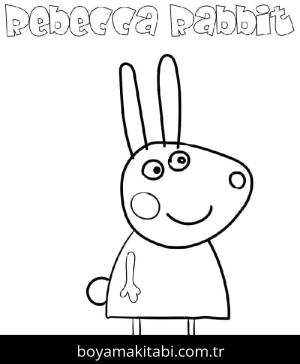 Peppa Pig boyama sayfası – el becerilerini geliştirir, boyama çalışması